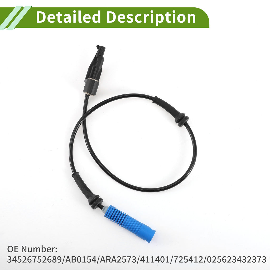 ABS Wheel Speed Sensor Replacement for BMW Z3 (2001–2002)