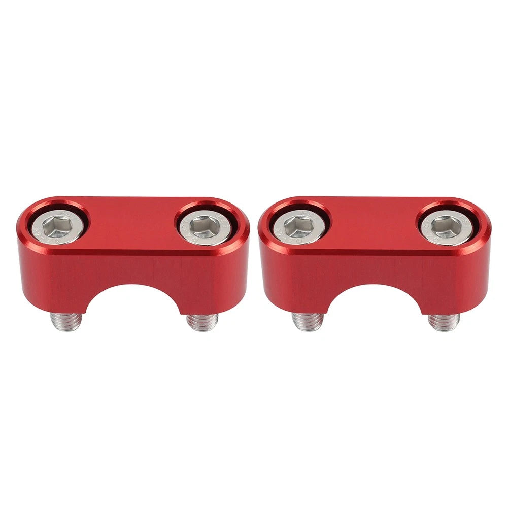 2pcs Red Motorcycle Handlebar Clamp Cover for Honda CRF300L Rally 2021-2024
