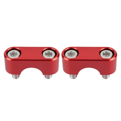 2pcs Red Motorcycle Handlebar Clamp Cover for Honda CRF300L Rally 2021-2024