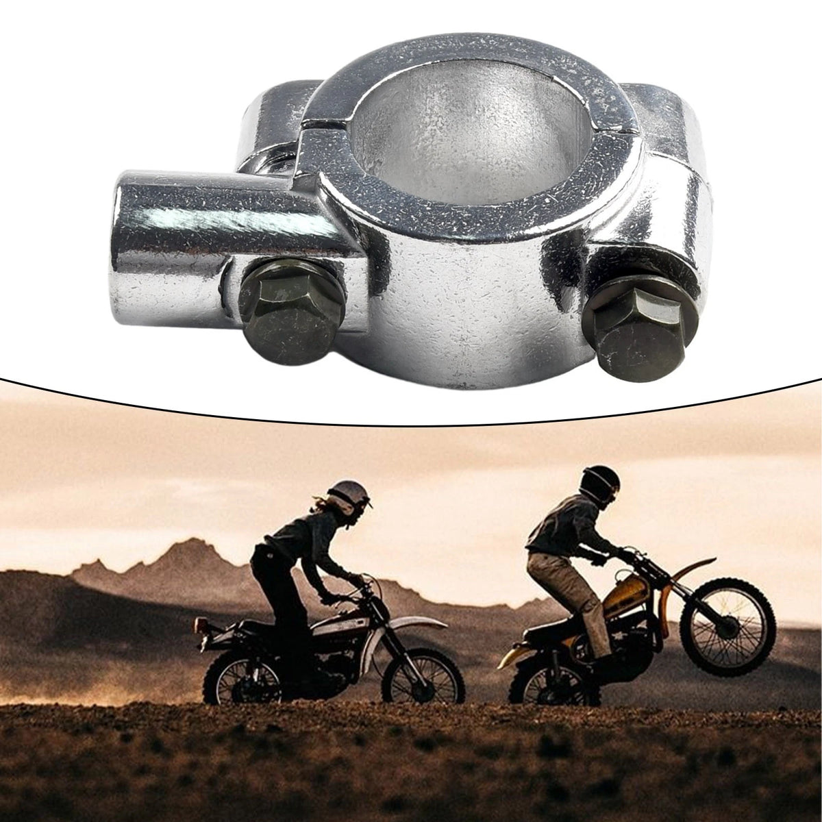 Mirrors Mount Holder Motorcycle Aluminum Alloy Clamps Convenient Handlebar