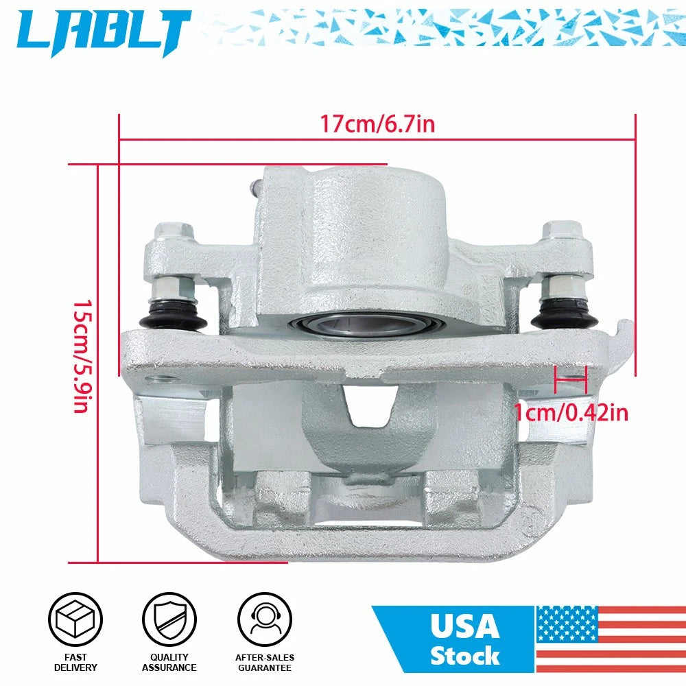 Rear Right Brake Caliper w/Bracket for Toyota Sienna (2004–2010)