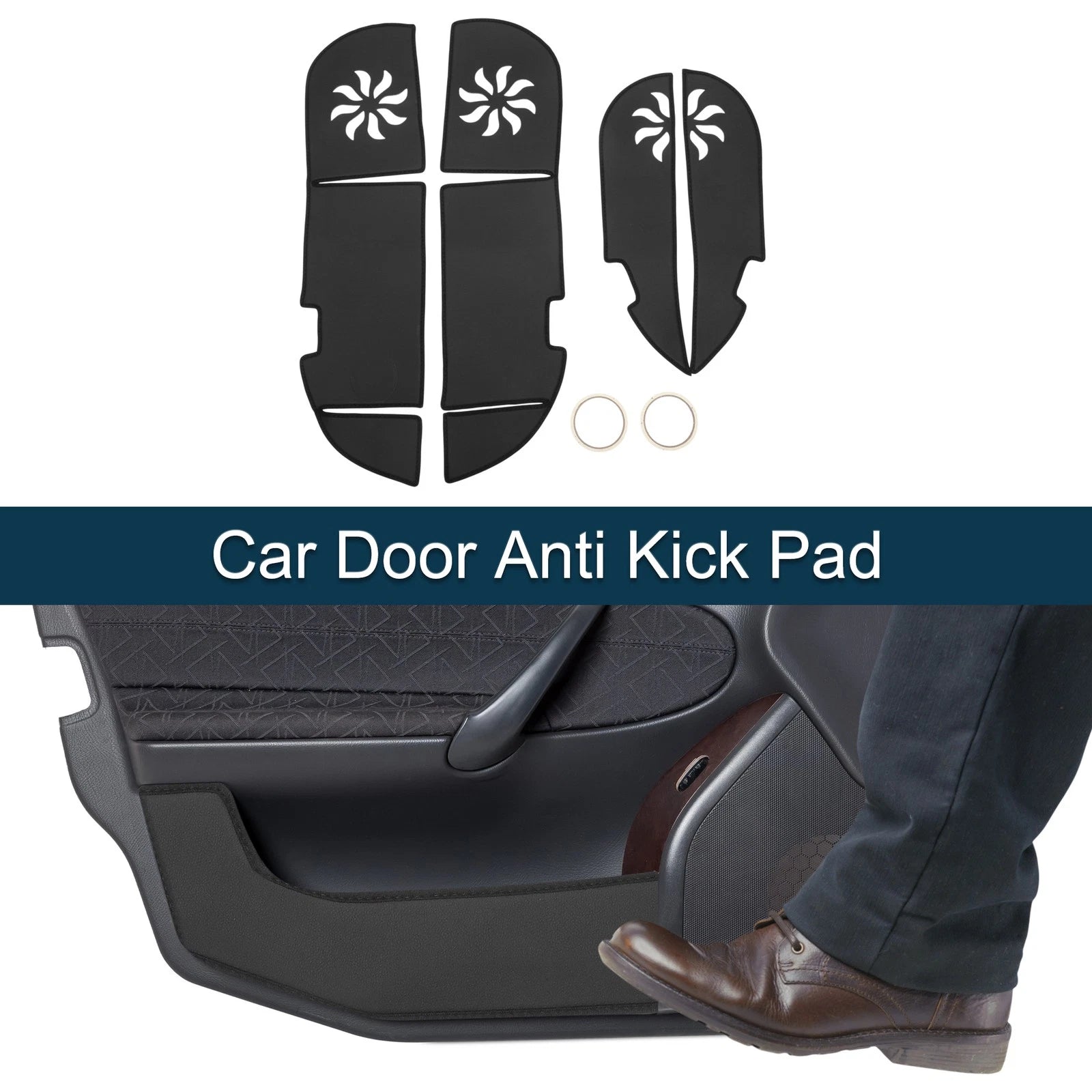Car Door Anti Kick Pad Sticker Protector for Lexus RX (2009–2014) 1 Set