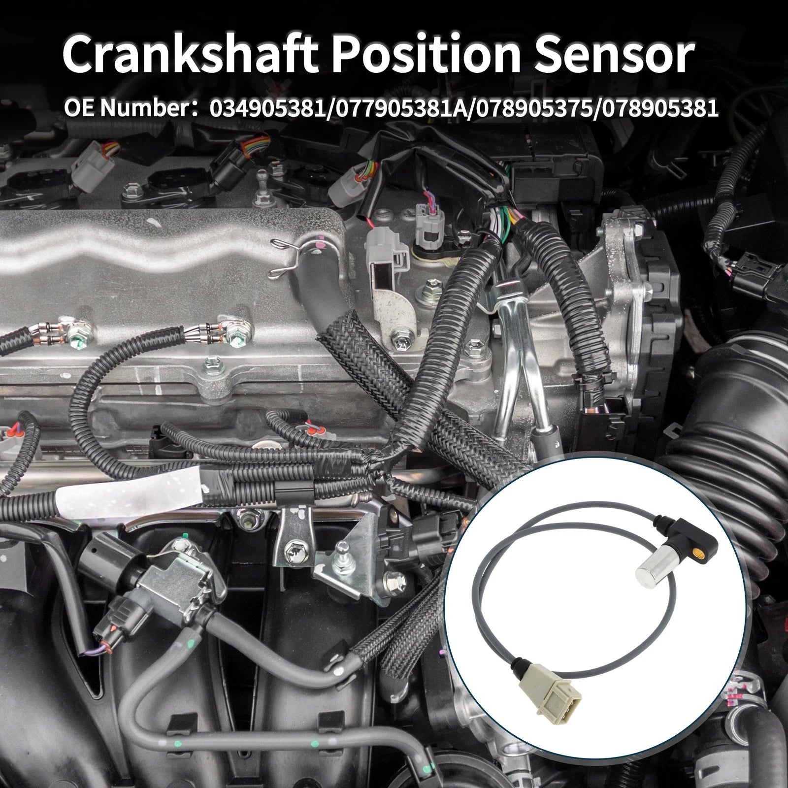 Crankshaft Position Sensor Replacement for Audi S4 2.2 (1992–1994)