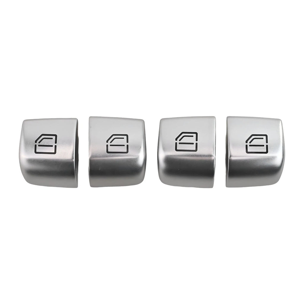 Chrome Window Switch Buttons for Mercedes C300 C63 C350 (2008–2015)