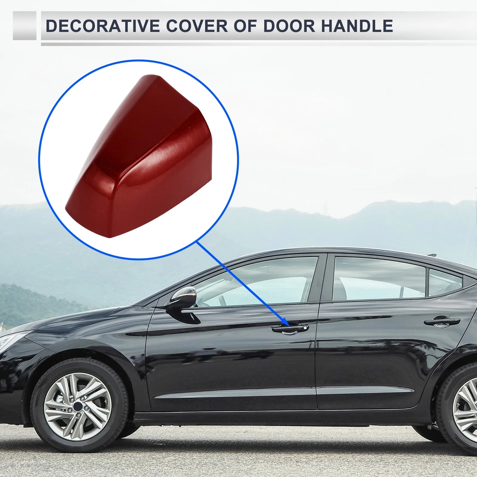 Front Left Door Handle Cover Cap Replacement for BMW X1 X2 (2015–2018)