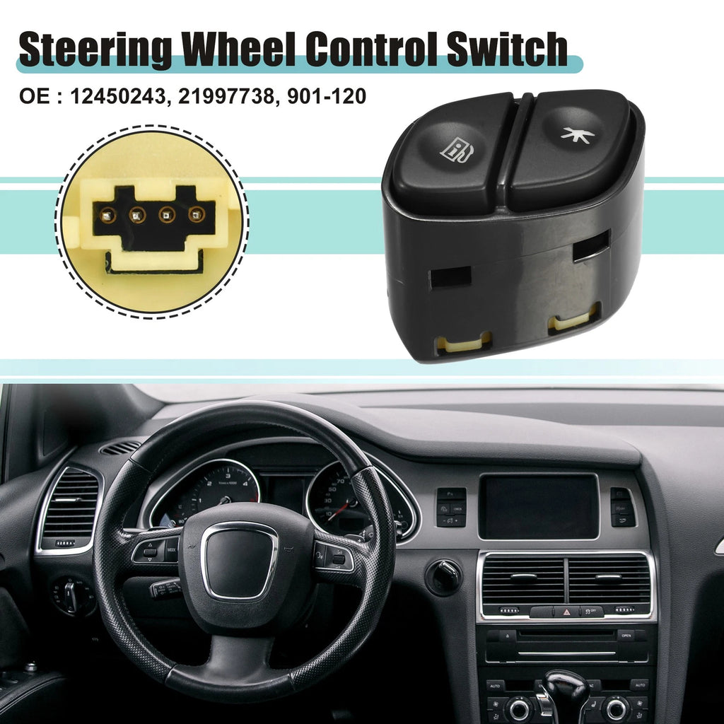 Cruise Control Steering Wheel Switch Left Side for Chevrolet Trailblazer EXT (2003–2006)