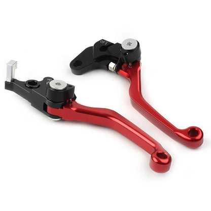 CNC Pivot Clutch Brake Levers for Suzuki DRZ400S DRZ400SM DRZ400E (2000–2022) RED