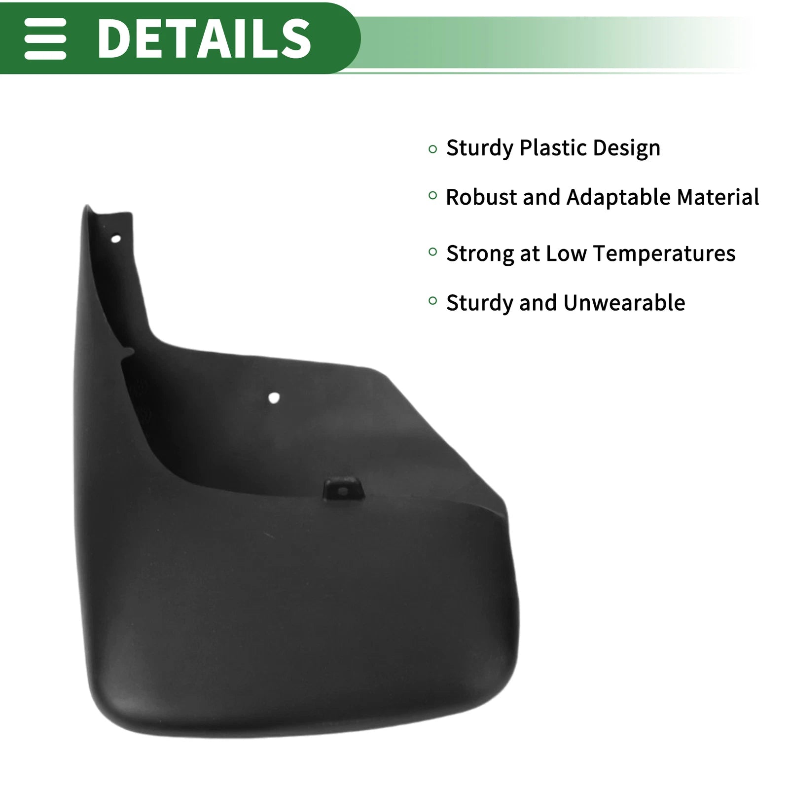 Mud Flaps Splash Guards for Chevrolet Trailblazer (2002–2009) W/ Mounts