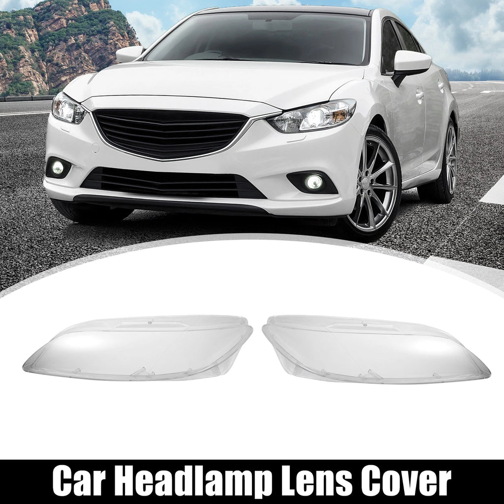 Headlight Lens Cover Pair Front Left Right for Mazda 6 (2003–2008)