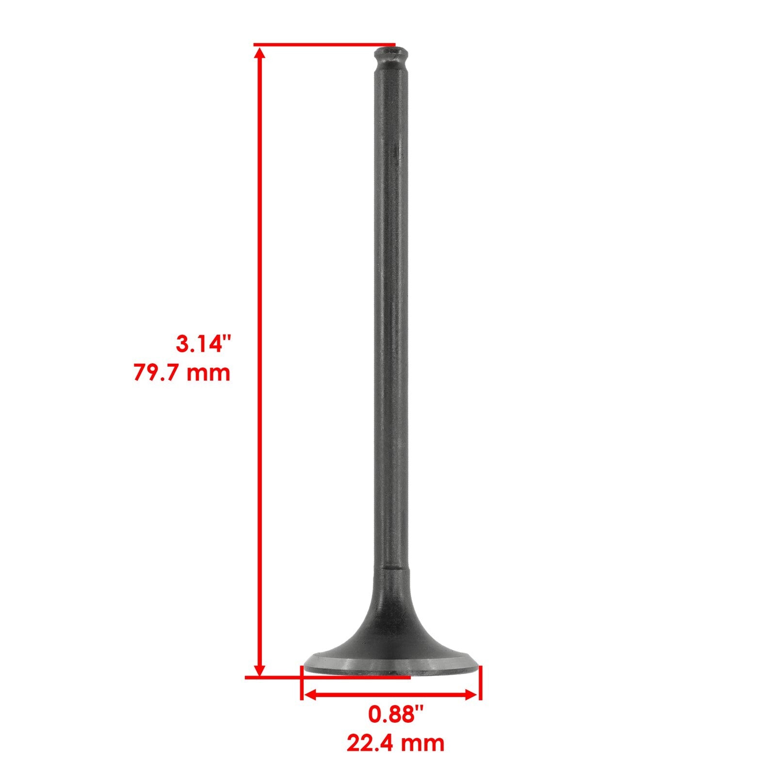 2x Exhaust and Intake Valve Replacement for Honda CRF150RB Expert (2007–2019)
