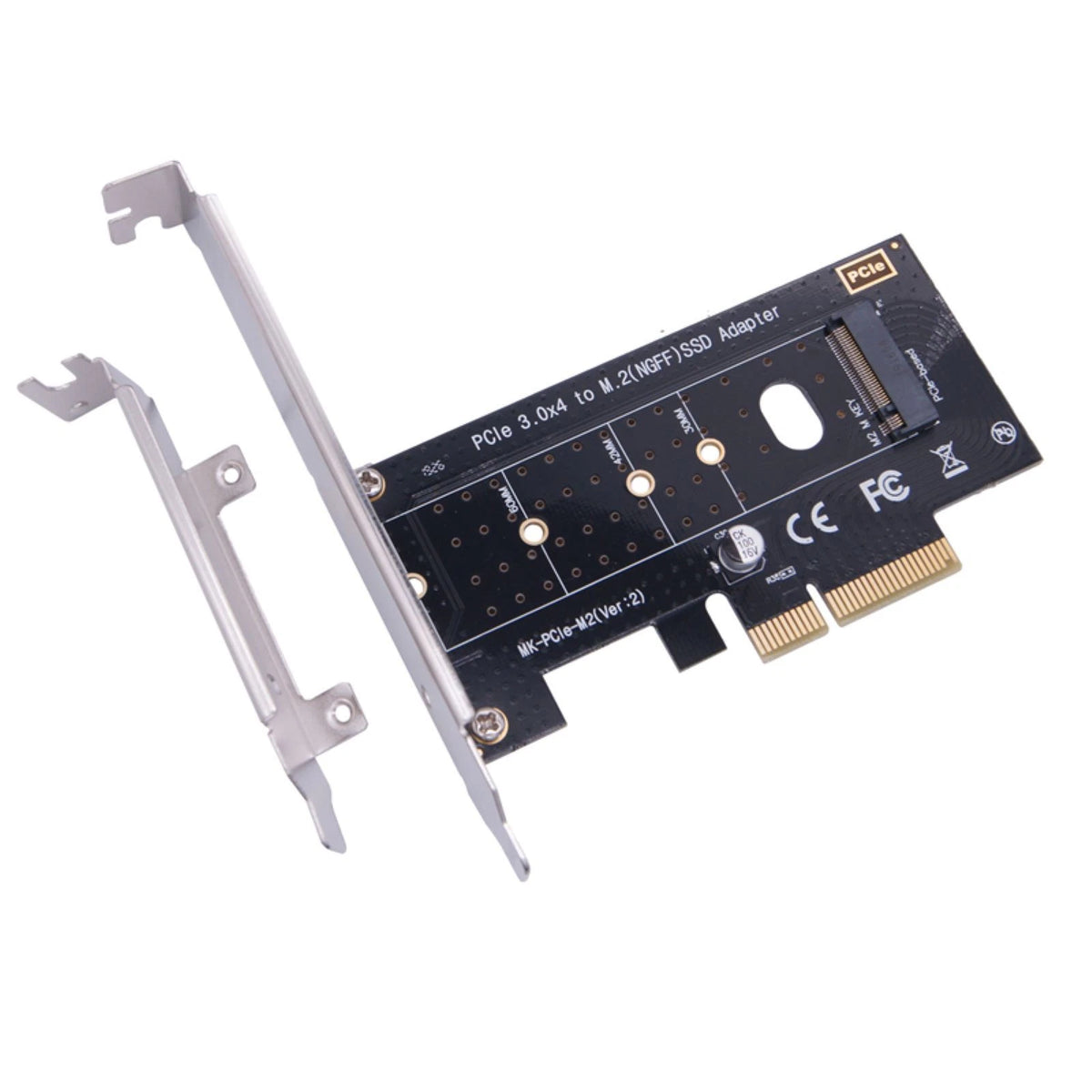 M.2 NVME SSD to PCIe 3.0 X4 Adapter Card for Desktop (Compatible Models)