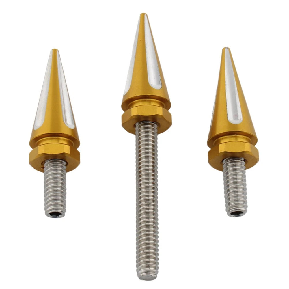3X Windshield Trim Screw for Harley Electra Glide (2014–Present) Gold