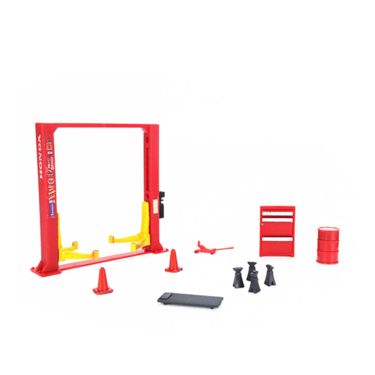 1/64 Scale Diecast Garage Tool Set for Model Cars