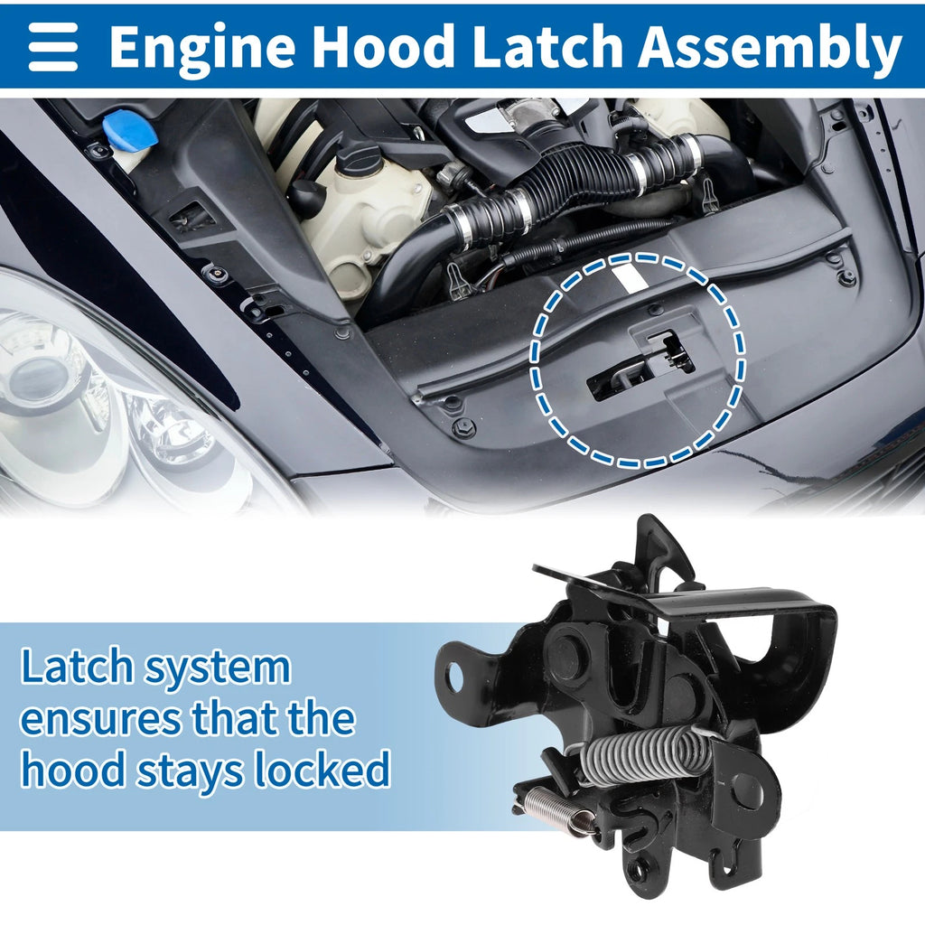 Hood Latch Assembly for Toyota Yaris Sedan 2007–2012