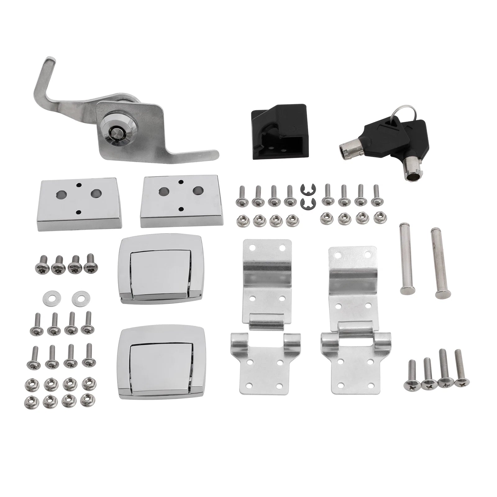 Trunk Hardware Latches Hinges Lock for Harley Touring Electra Glide (1988–2013)