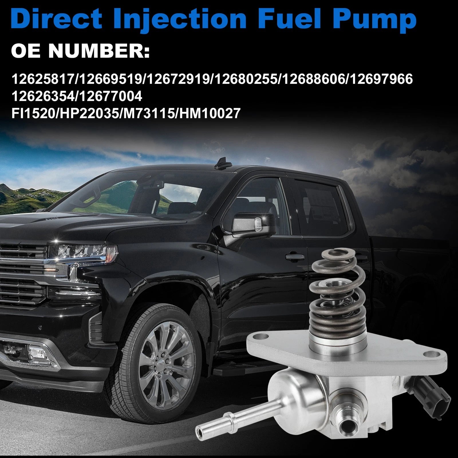 GDI High Pressure Fuel Pump Replacement for Chevrolet Silverado Tahoe (2014–2019)