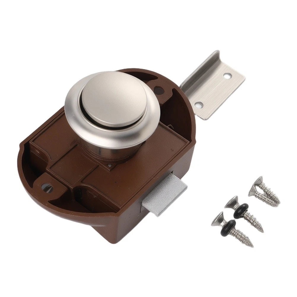 Push Button Lock for Drawers and Cabinets (Easy Installation)