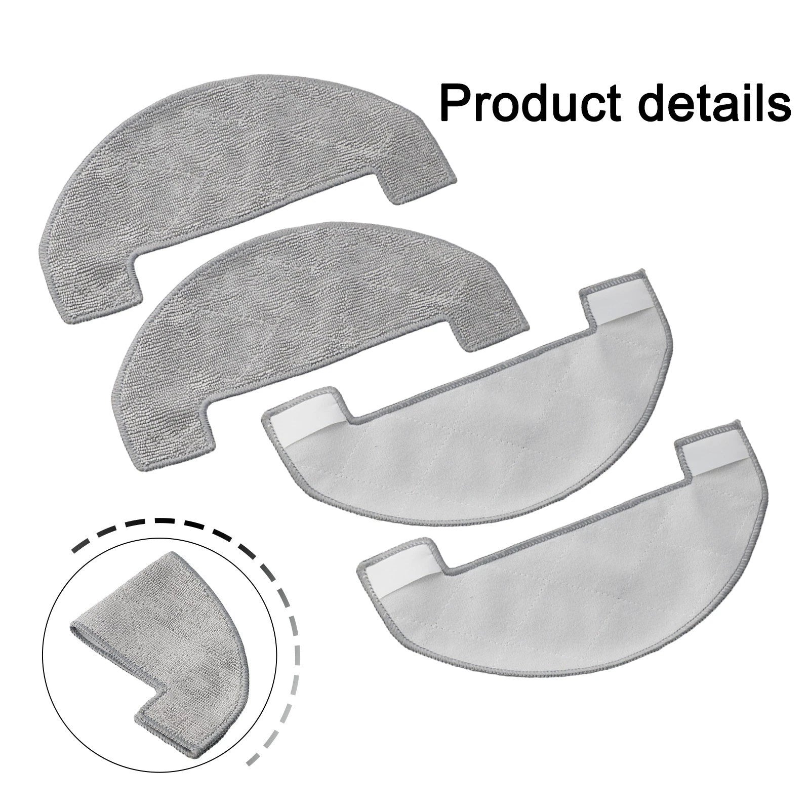 Mop Cloths Set for MONSGA MS1 Max Vacuums
