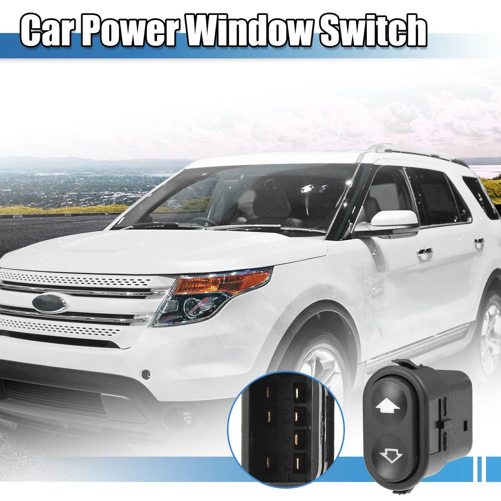 Power Window Switch for Ford Mondeo (1993–1996) Replacement