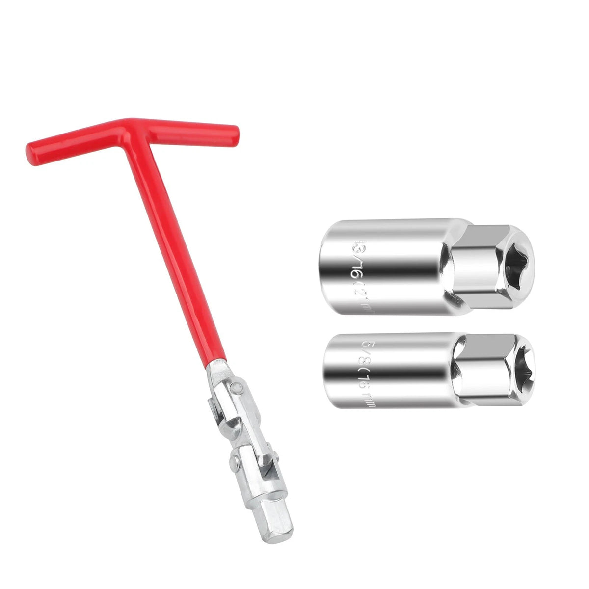 Spark Plug Removal Tool T-Handle Wrench 16mm 21mm for Motorcycle