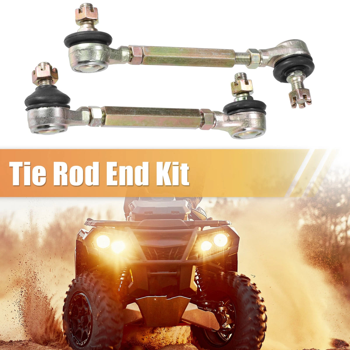 Set of 2 Steering Tie Rod Ball Joints for 50cc ATV