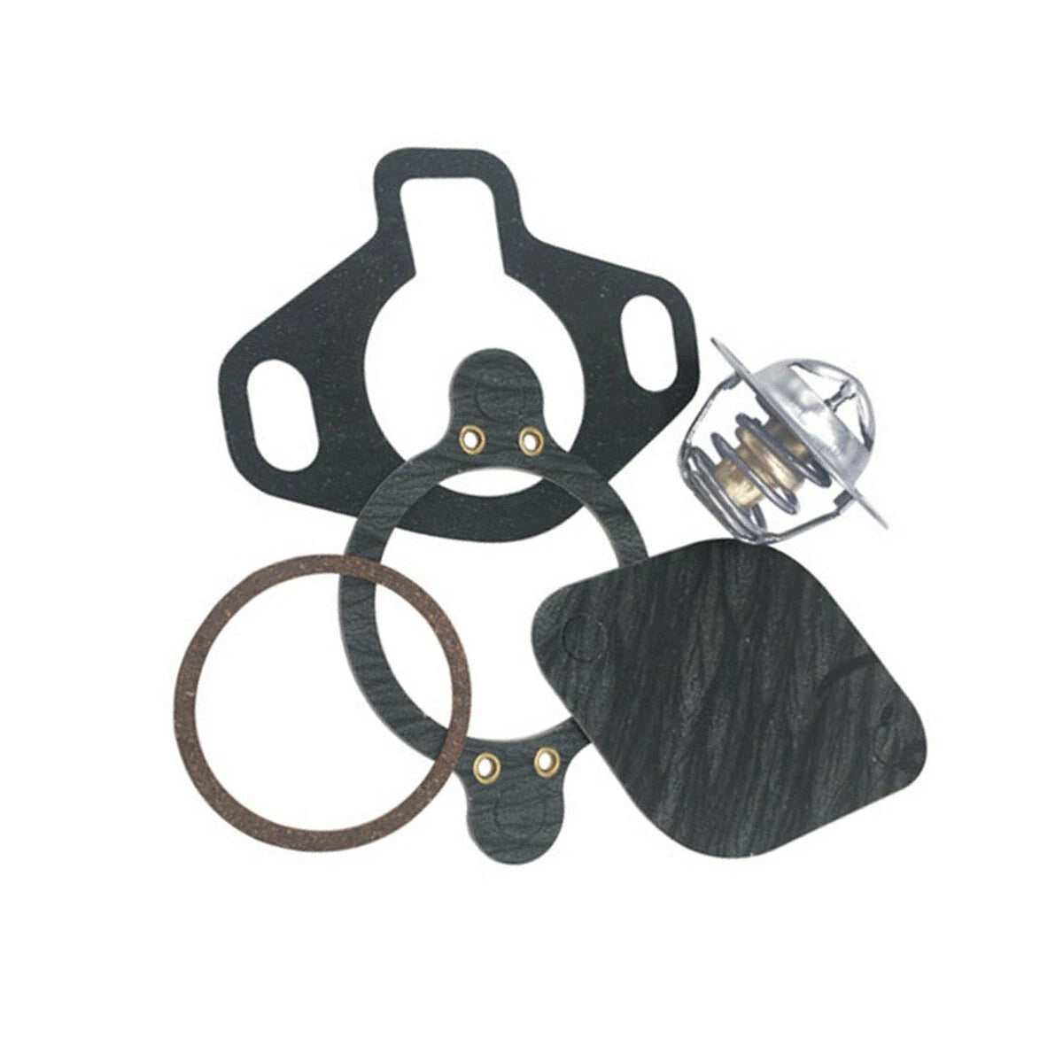 Thermostat Kit 160° for Mercruiser 4.3L V6 5.0L 5.7L 7.4L 8.2L V8 (807252Q5, 18-3647)