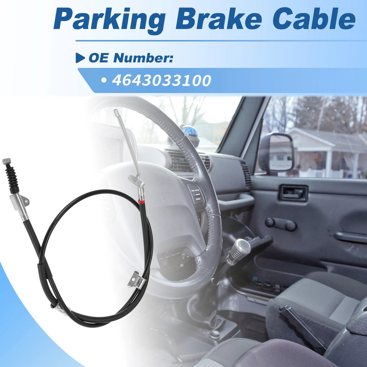 Rear Left Parking Brake Cable Assembly for Toyota Solara (2003–2008)
