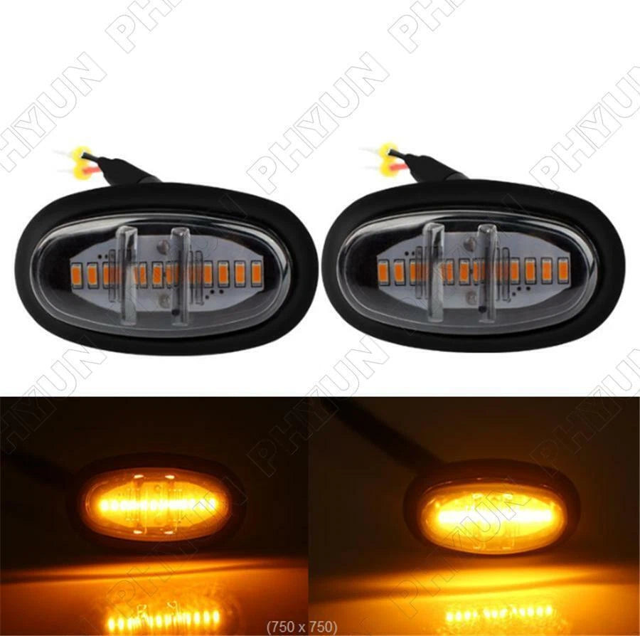 LED Front Grille Lights Side Marker Lamps for Ford F150 Raptor (2017–2019)