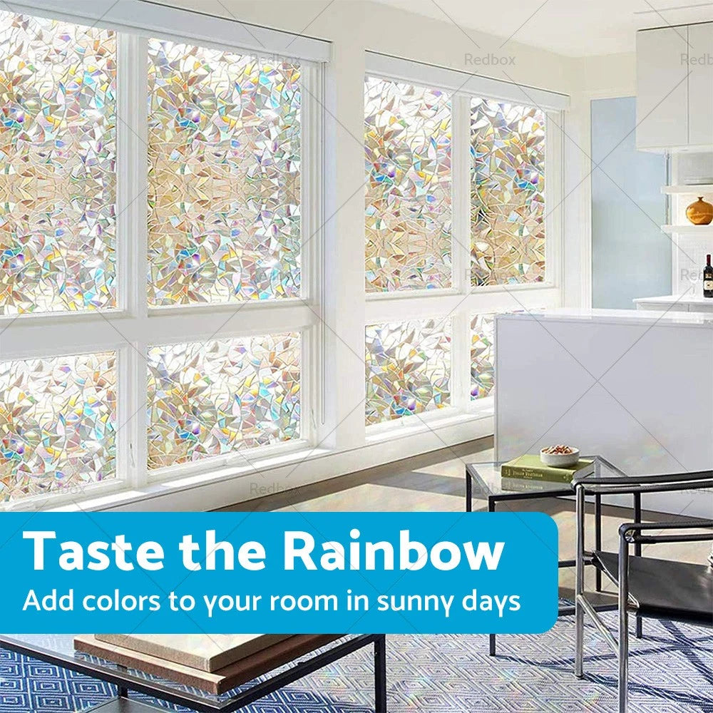 Window Film for Home or Office with Laser Light Effect & Privacy