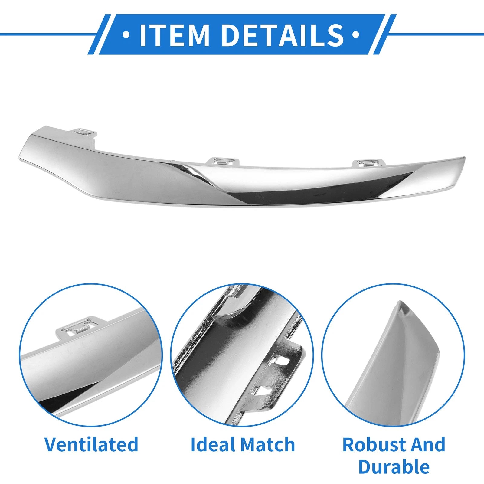 Front Left Bumper Grille Trim for Mercedes-Benz GLC W253 (2016–2019)