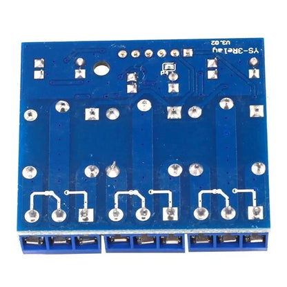3 Channel Relay Module 5V DC with Optocoupler for Arduino Microcontroller