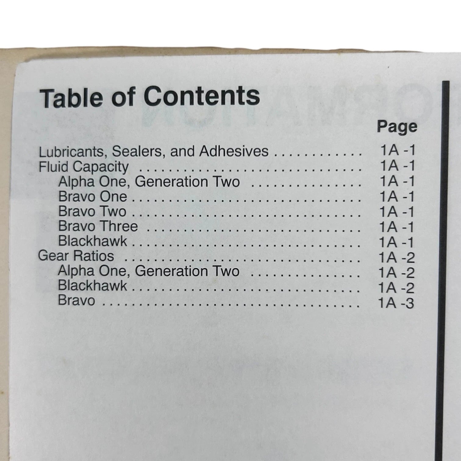 Stern Drive Units Technician's Handbook for MerCruiser (1995)