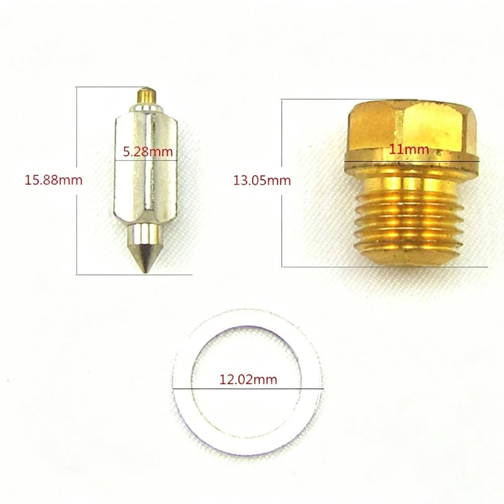 Carburetor Float Valve Needle & Seat for Honda (1960–1979) 16011-302-004
