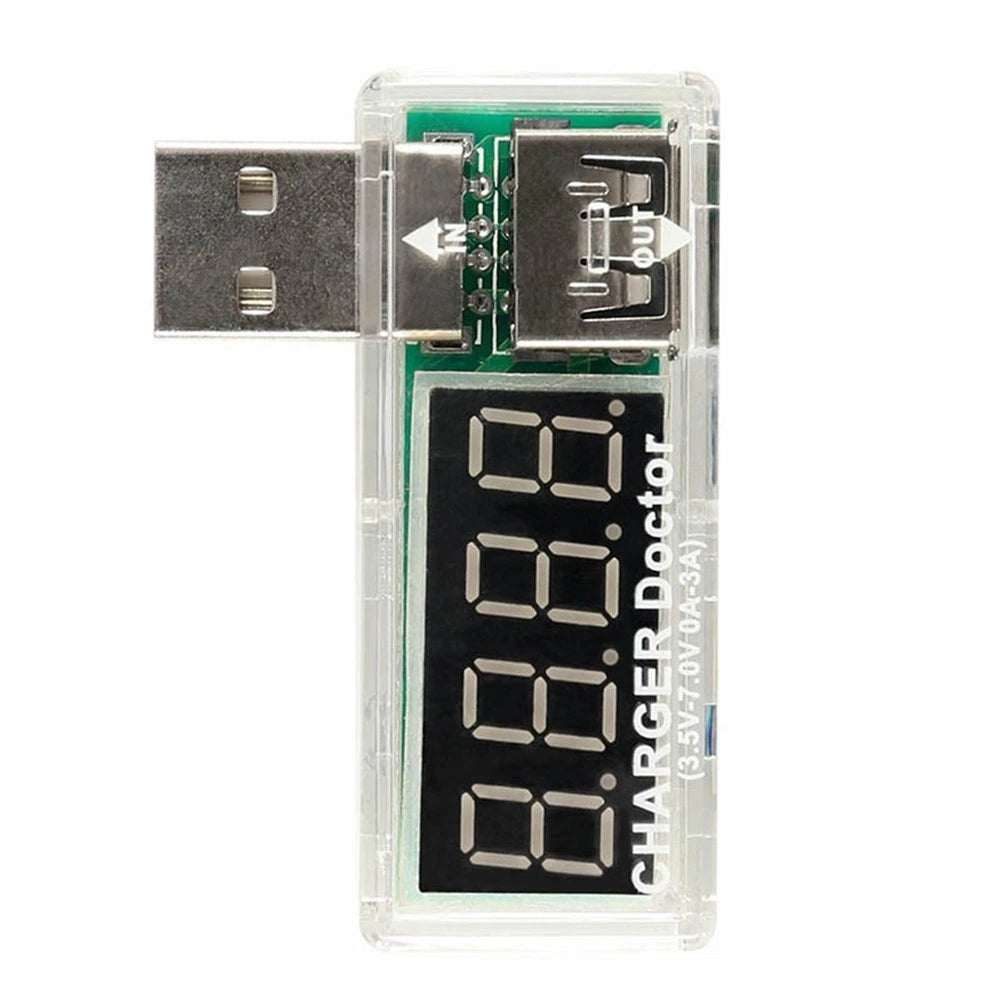 USB Charging Current Voltage Meter for Portable Devices
