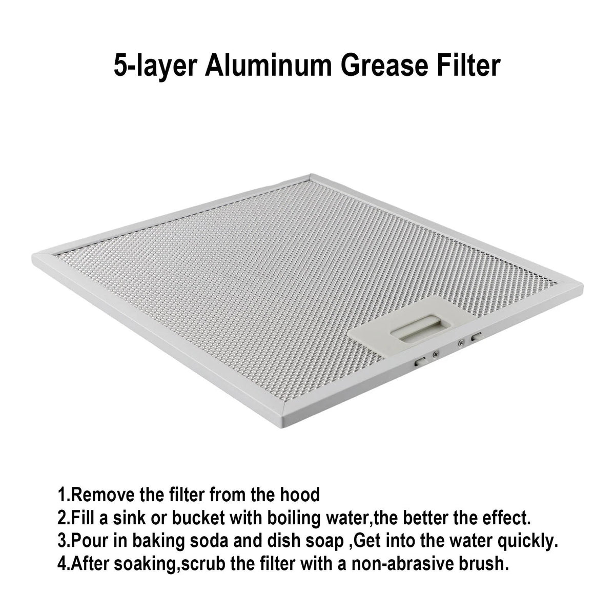 5-Layer Aluminized Grease Filter for Cooker Hood