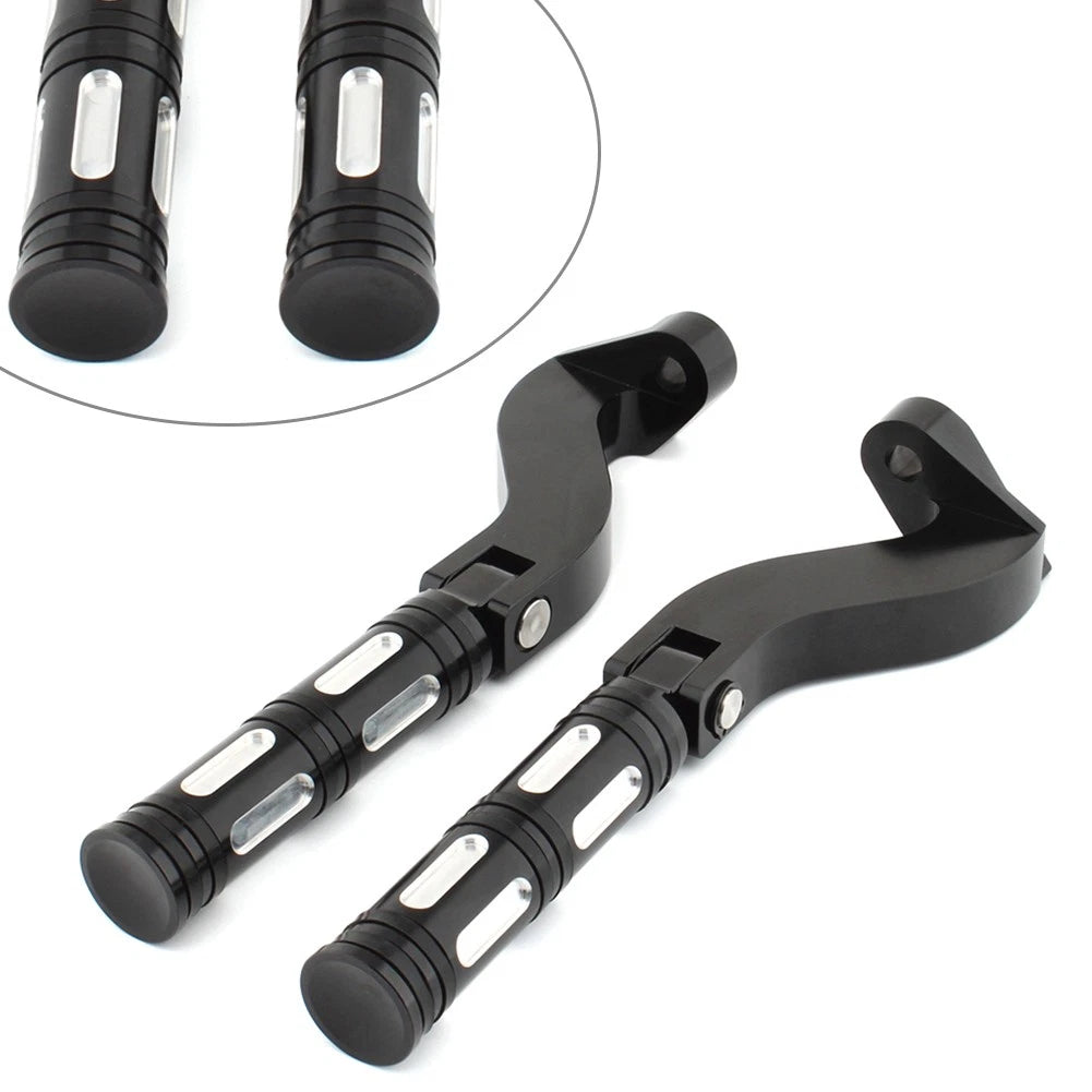 Rear Passenger Foot Peg Mount Bracket for Harley Touring (1993–2023) Black