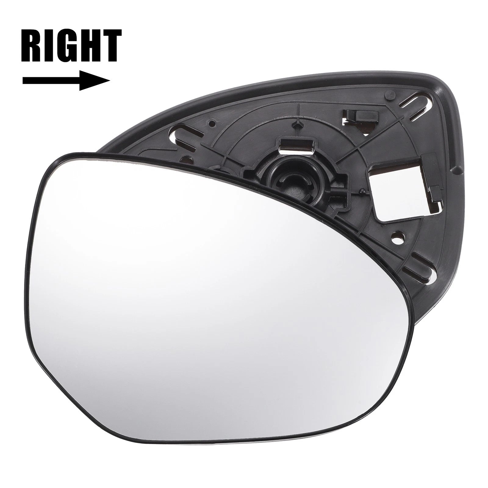 Right Side Mirror Glass with Backing Plate for Mazda 2 3 (2010–2014)