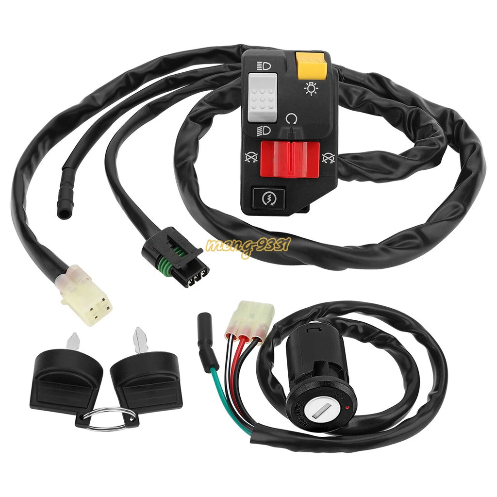Handlebar Switch & Ignition Key Switch for Honda Sportrax 250 TRX250EX (2001–2005)