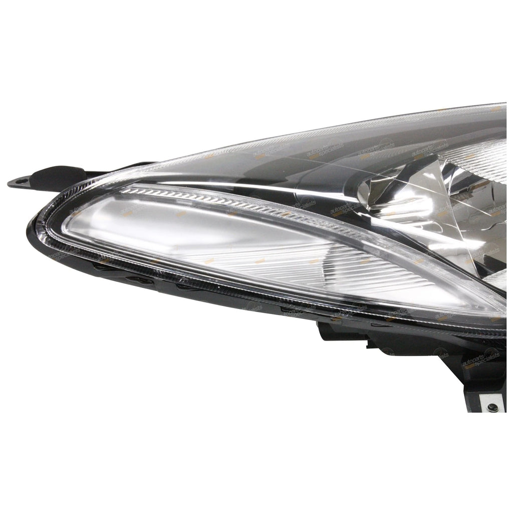 RH Black Headlight for Mazda 2 (2007–2014) RHS