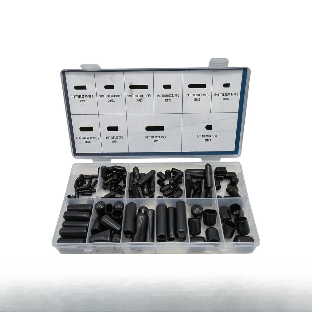 130PCS PVC dust covers for pipe threads and fitting ends (Industrial Grade)