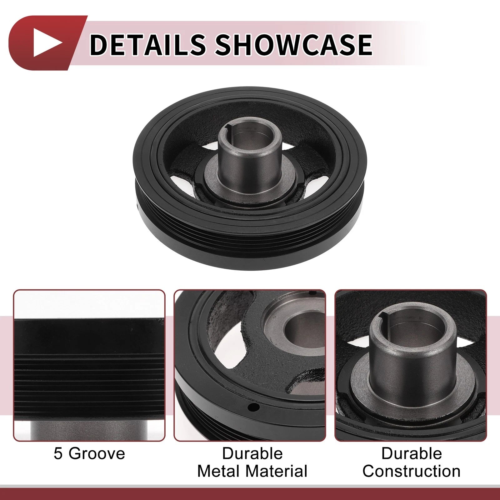 Engine Harmonic Balancer Crankshaft Pulley for GMC Terrain (2018–2020) No. 12626962