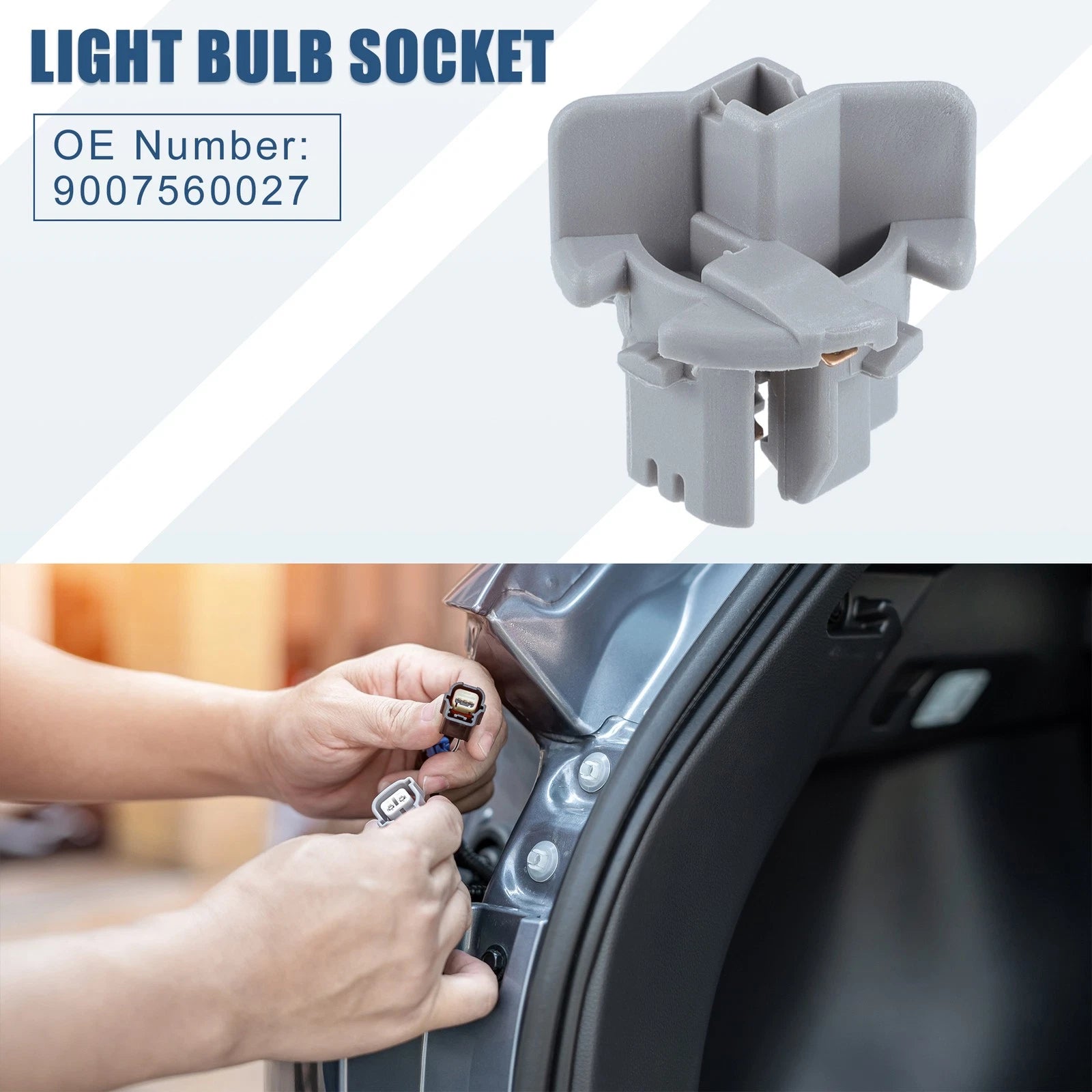 Auto Light Bulb Socket Replacement for Toyota Yaris 2007–2016