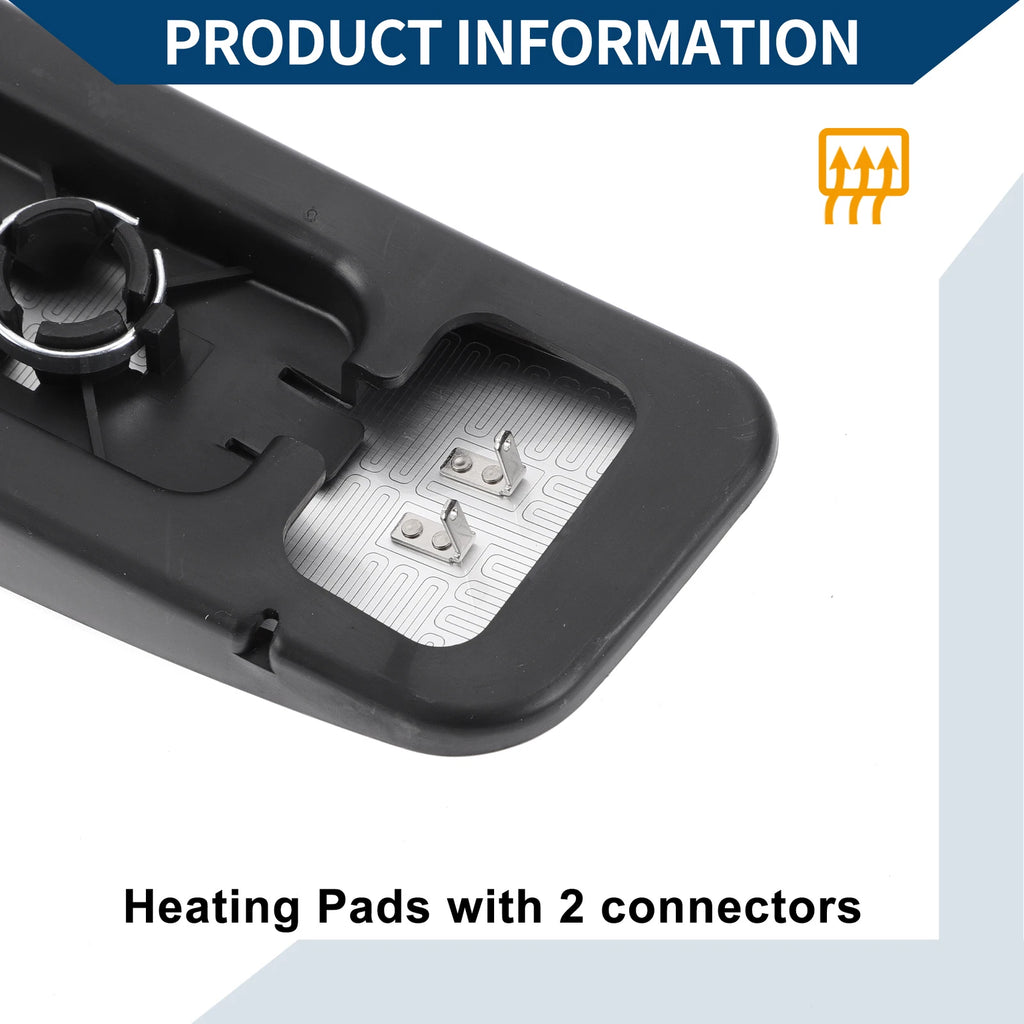 Heated Left Lower Side Mirror Glass for VW Crafter (2010–2016)