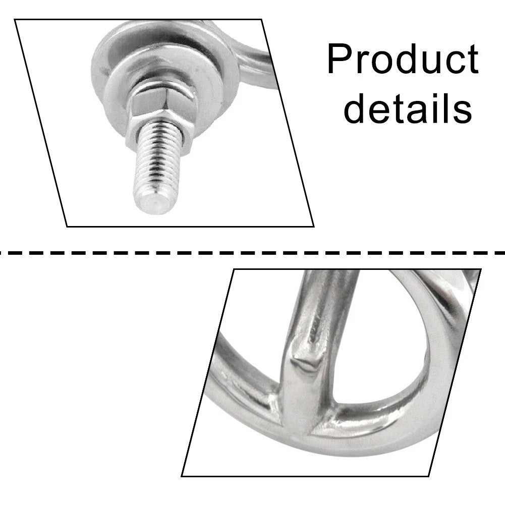 62mm Boat Tow Ring for Wakeboard Skiing - 316 Stainless Steel