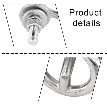 62mm Boat Tow Ring for Wakeboard Skiing - 316 Stainless Steel