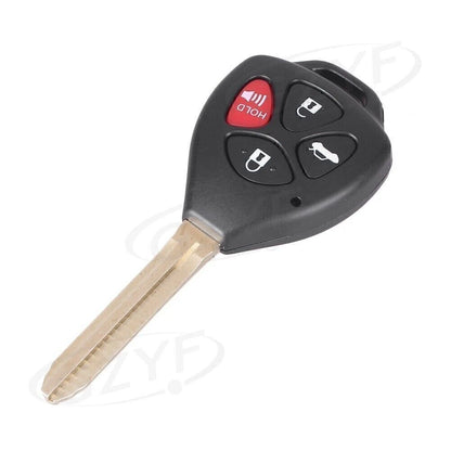 Remote Uncut Key Fob Shell Case for Toyota Corolla Avalon (2003–2020)