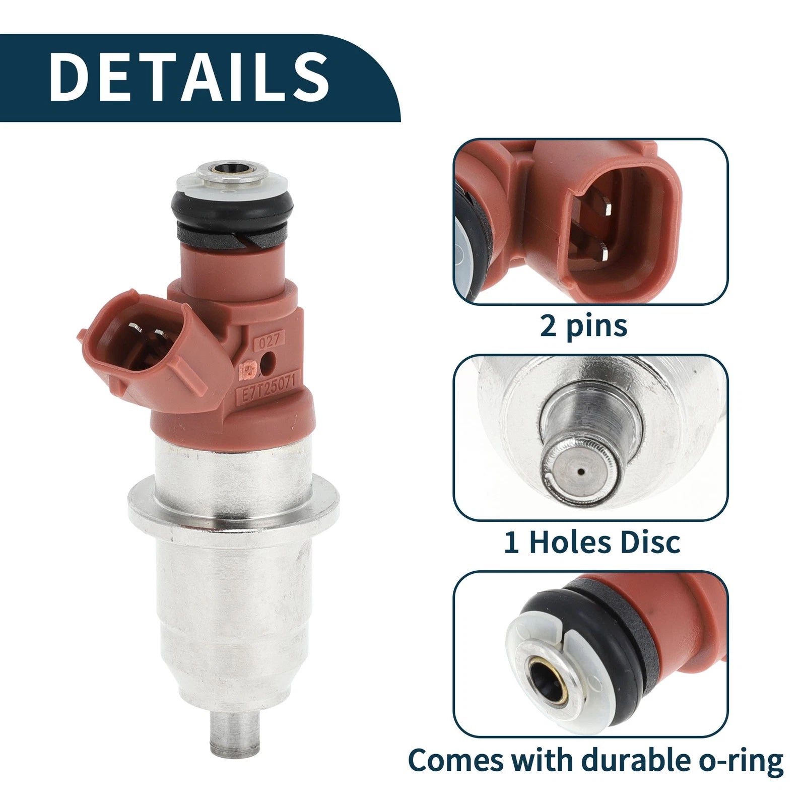 Fuel Injector Replacement for Mitsubishi 2.5L 6G73 (One Piece) (1997–2010)