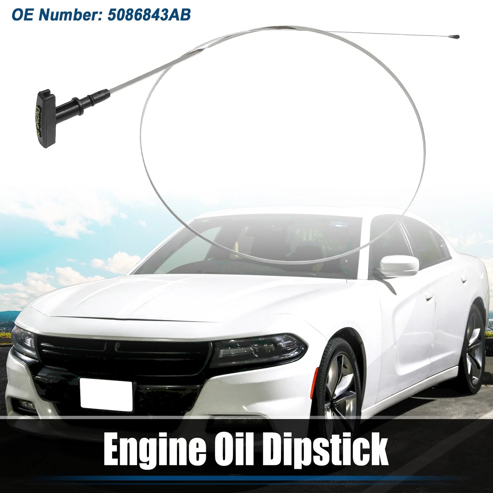 Engine Oil Dipstick Replacement for Dodge Ram 2500 Laramie (2010–2018)