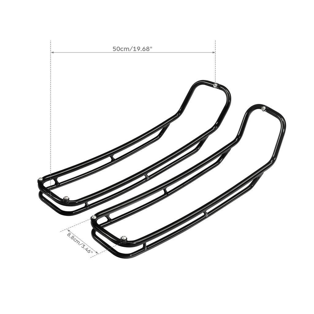 Saddlebag Lid Trim Top Rail Rack for Harley Electra Road Glide (1994–2013)