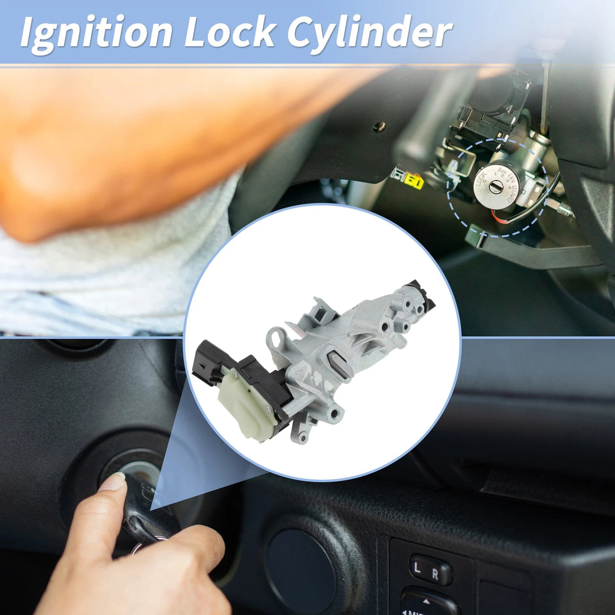 Ignition Lock Cylinder No.68054822AB for Jeep Wrangler (2007–2017)